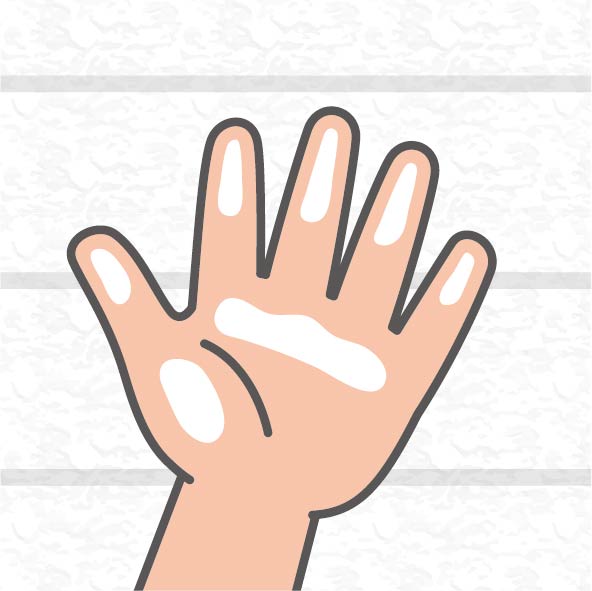 外壁塗装の劣化（チョーキング）