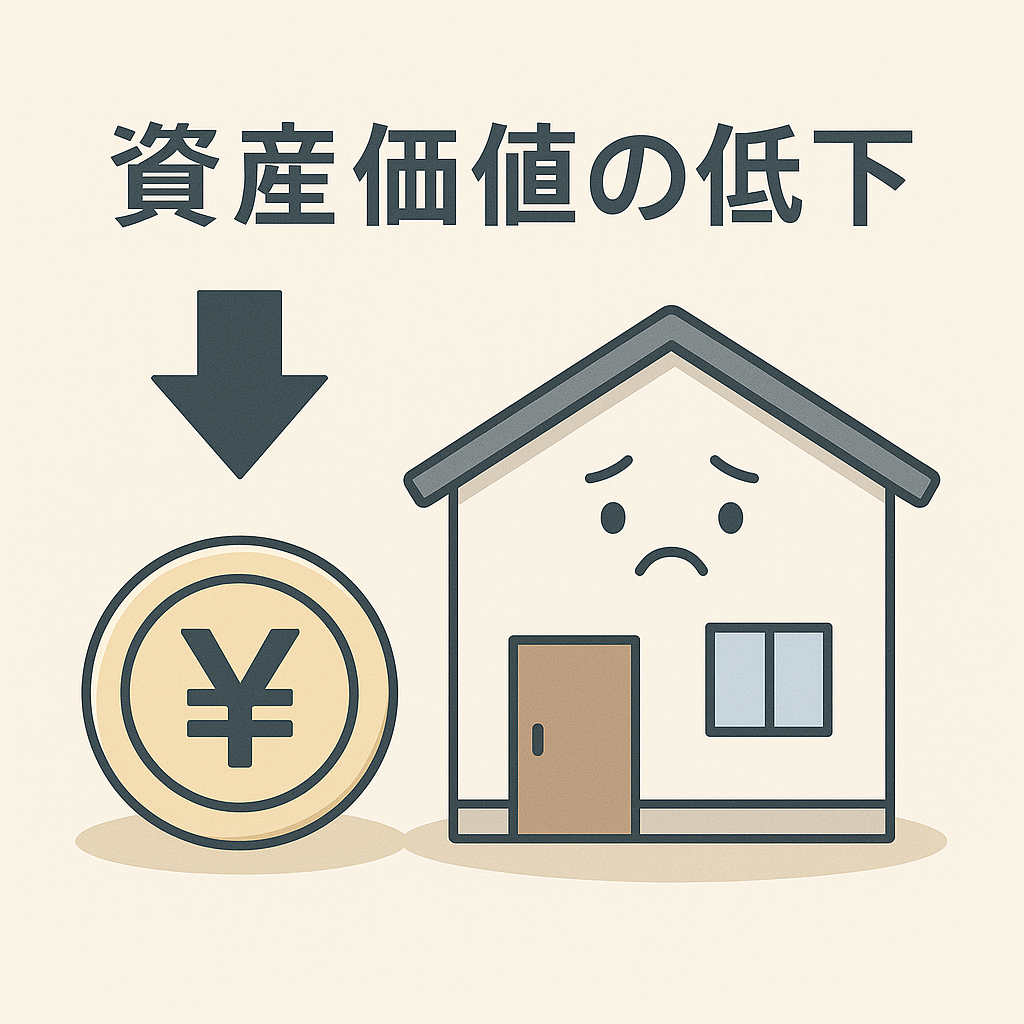 外壁で築年数以上の資産価値の低下